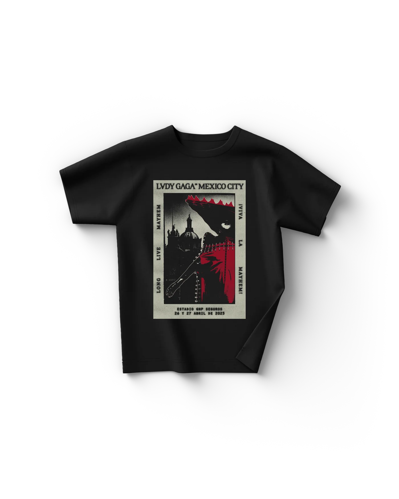 Black CDMX Poster T-Shirt