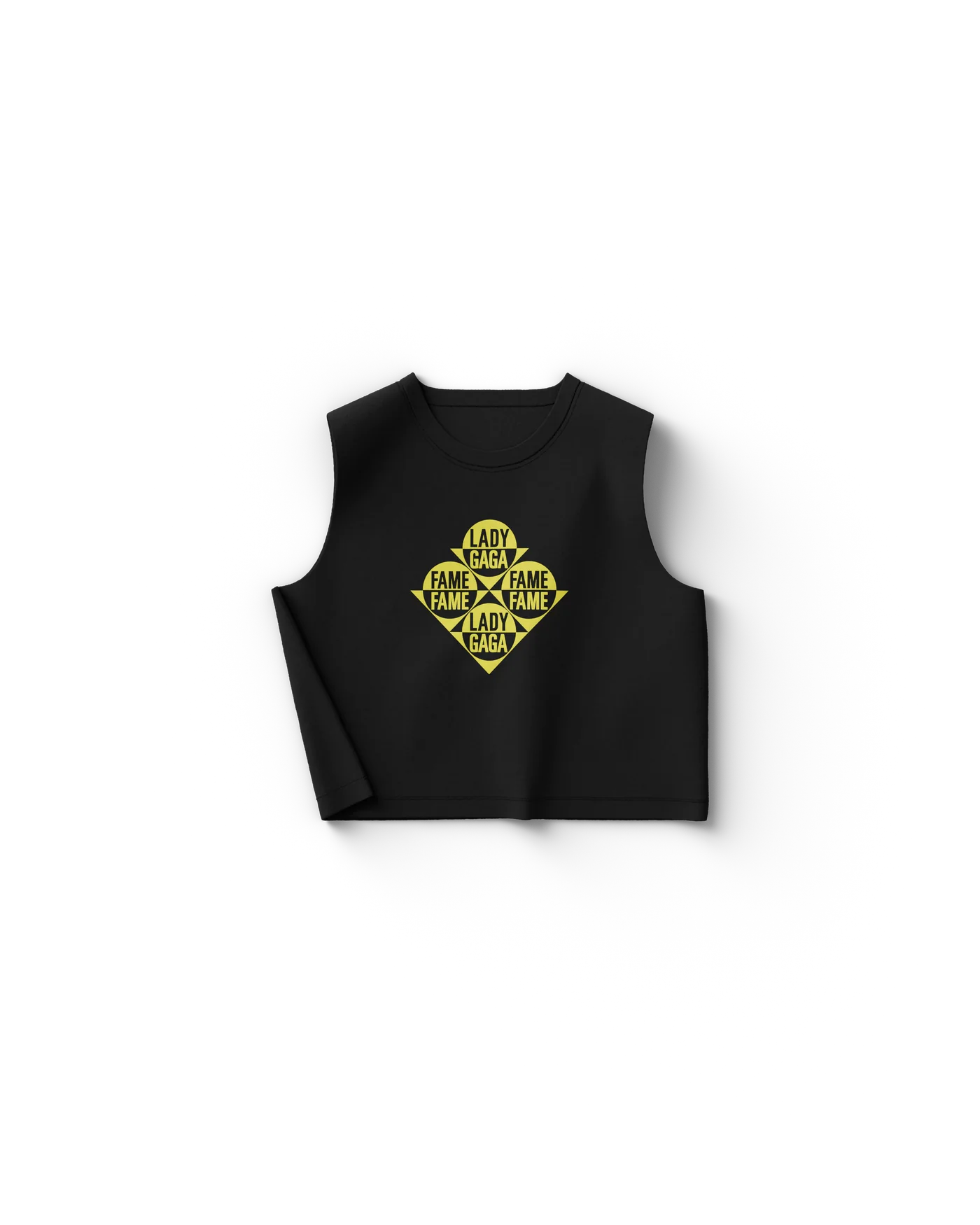 The Fame Black Cropped Tank
