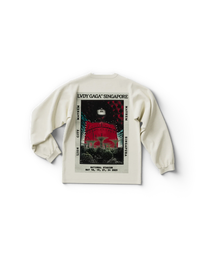 White Singapore Longsleeve T-Shirt